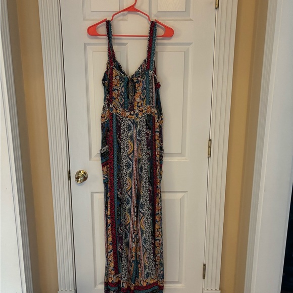 Multicolor Striped jumpsuit - Picture 2 of 4